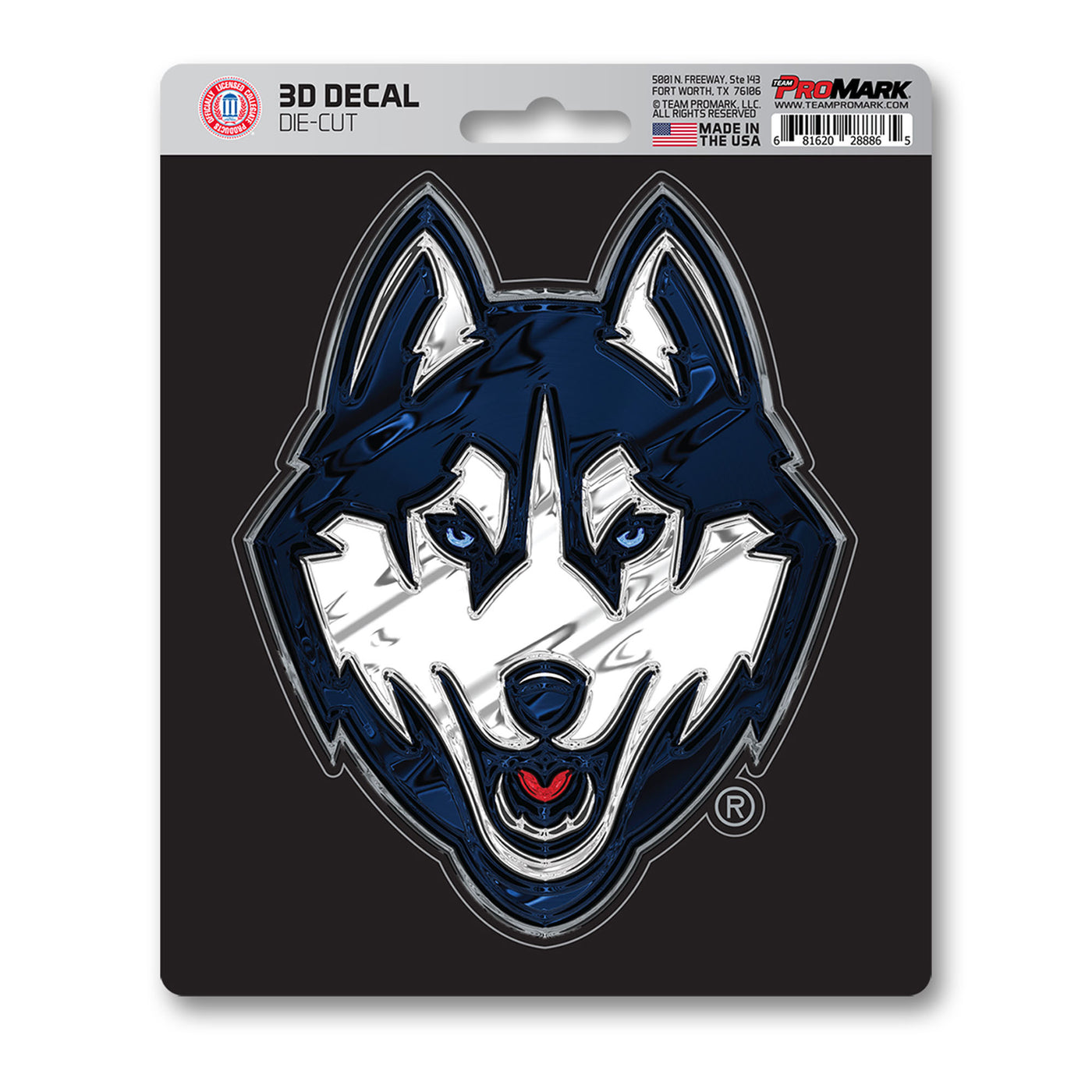 University of Connecticut 3D Decal | Logo Brands