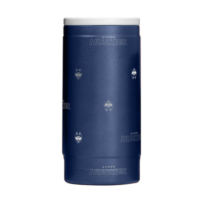 UConn 12oz Step And Repeat Powdercoat SlimCan Coolie