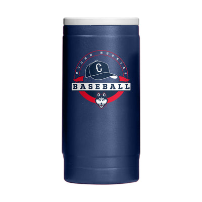 UConn Baseball 12oz Powder Coat Slim Can Coolie