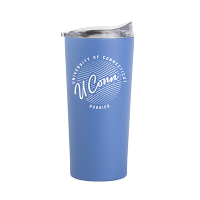 UConn 20oz Retro Script Arctic Powder Coat Tumbler