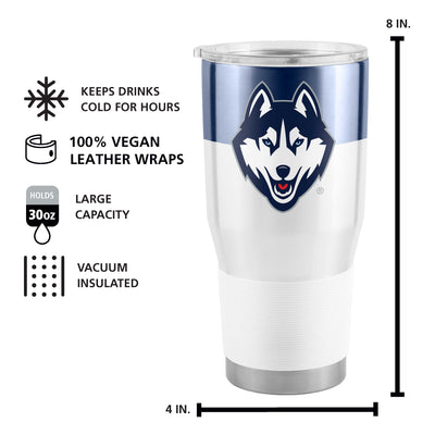 UConn 30oz Colorblock Stainless Steel Tumbler