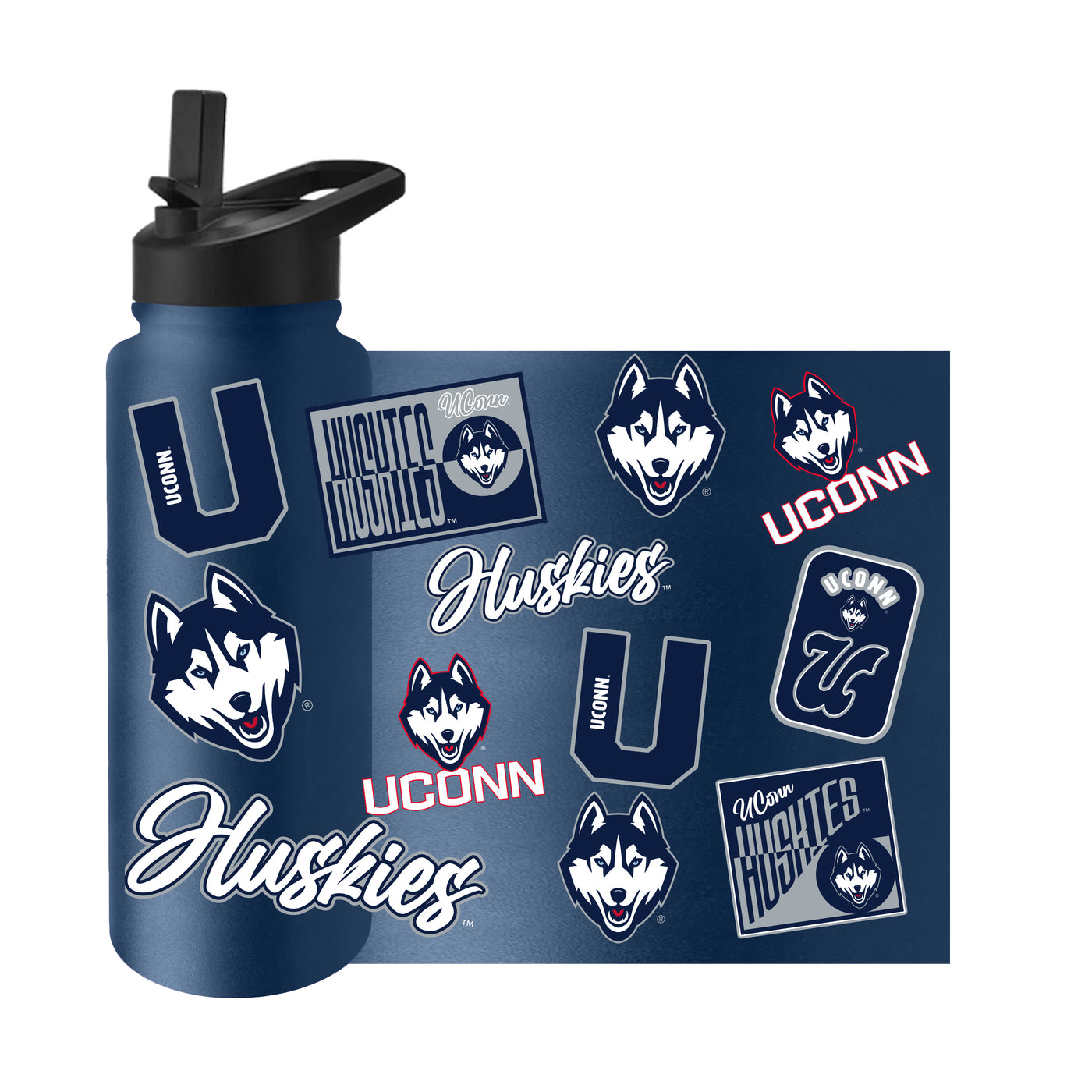 UConn 34oz Dreamweave Quencher Bottle