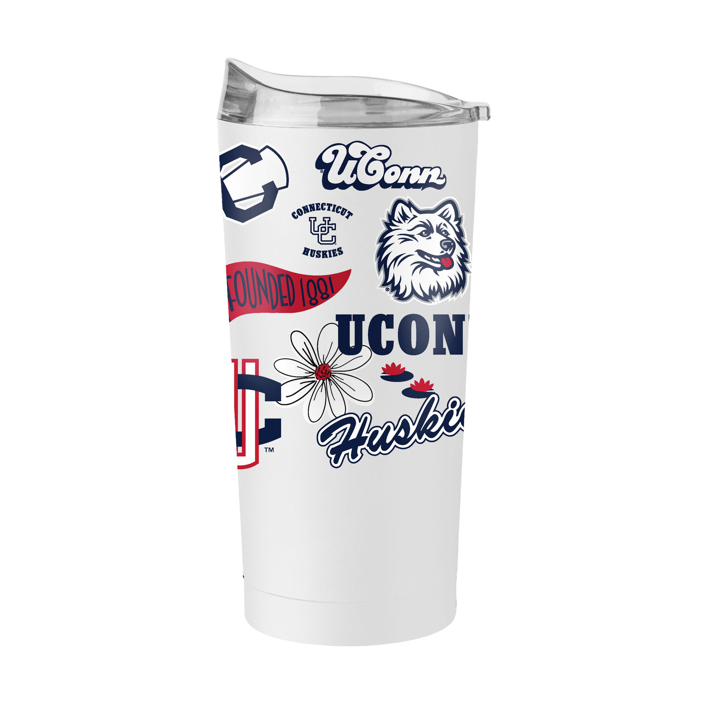 UConn Vintage 20oz Native Powder Coat Tumbler