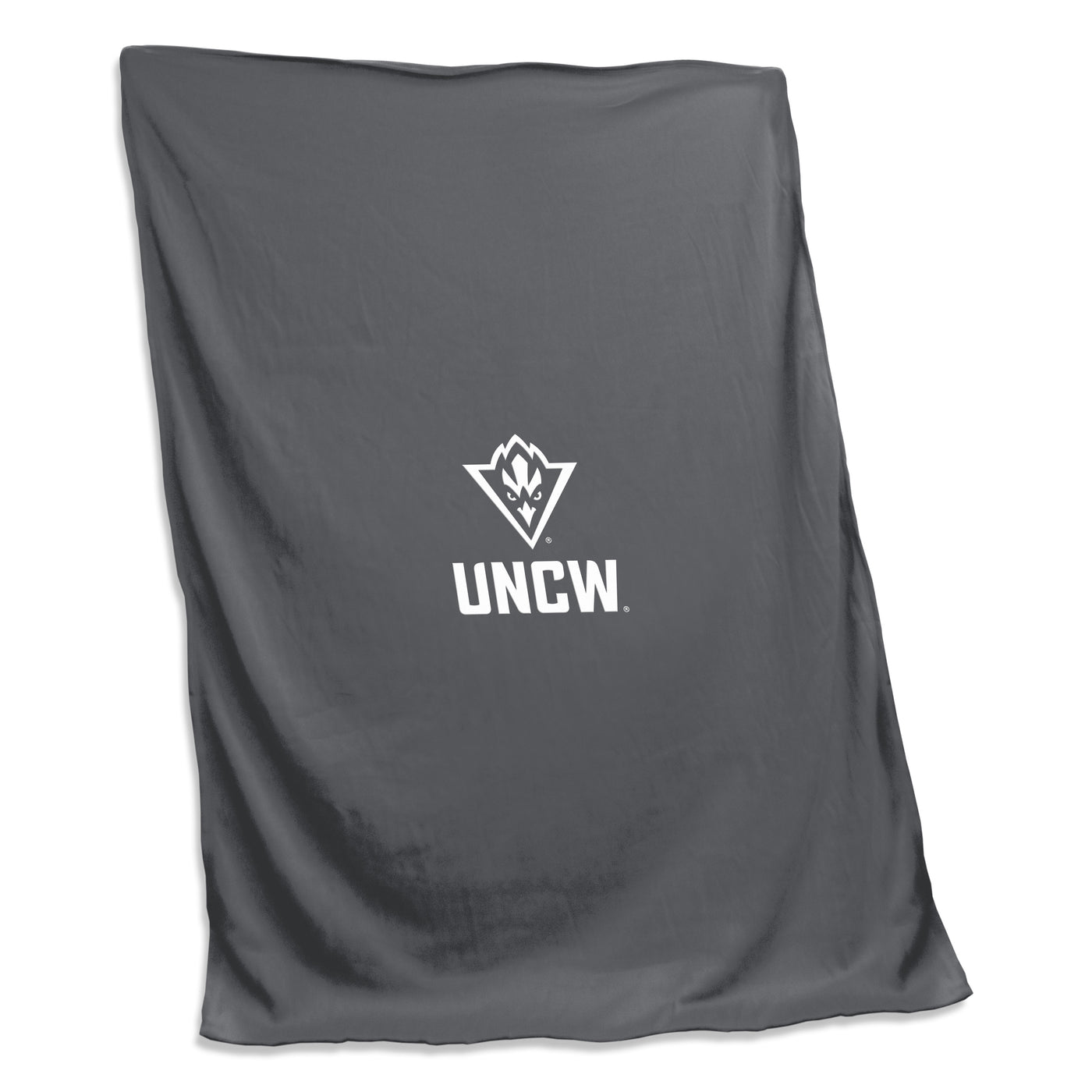 UNC Wilmington Charcoal Sweatshirt Blanket (Screened)