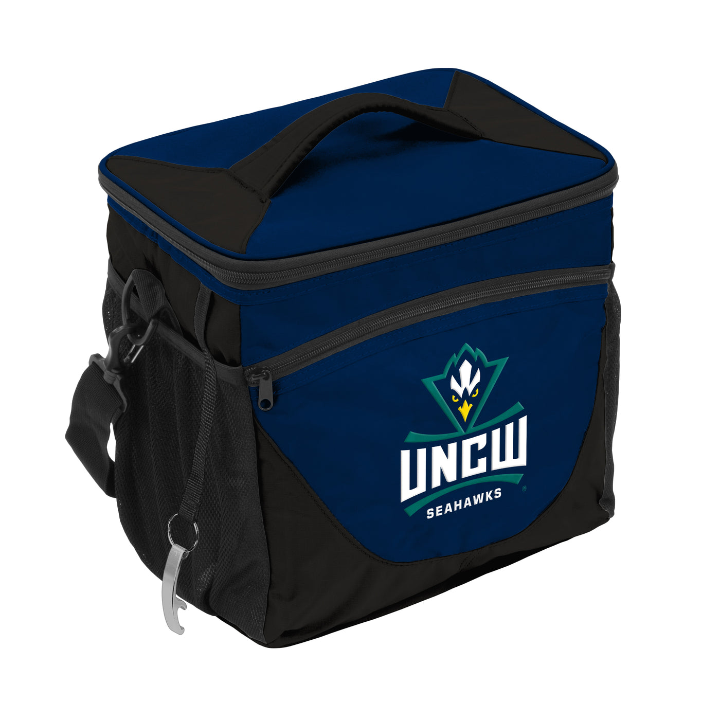 UNC - Wilmington Navy 24 can cooler f/ Primary Logo