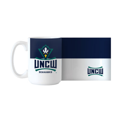 UNC Wilmington 15oz Colorblock Sublimated Mug