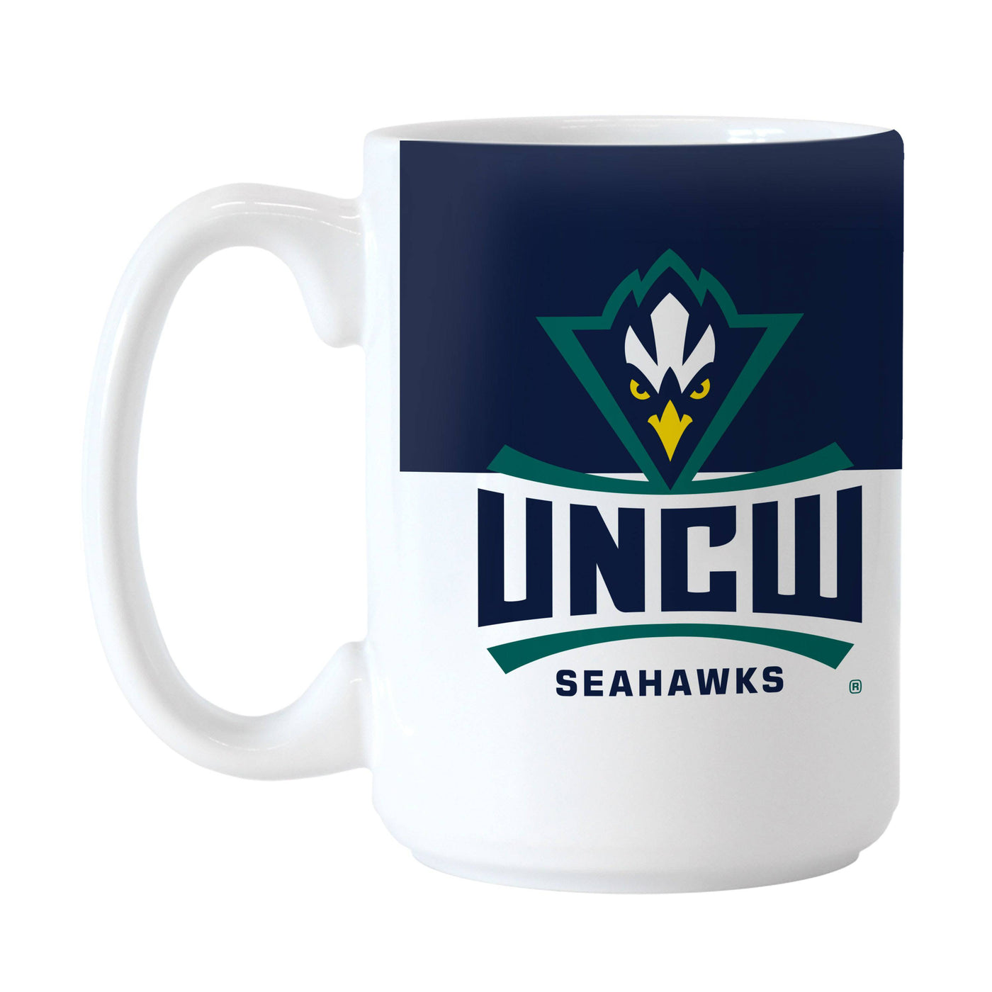 UNC Wilmington 15oz Colorblock Sublimated Mug - Logo Brands