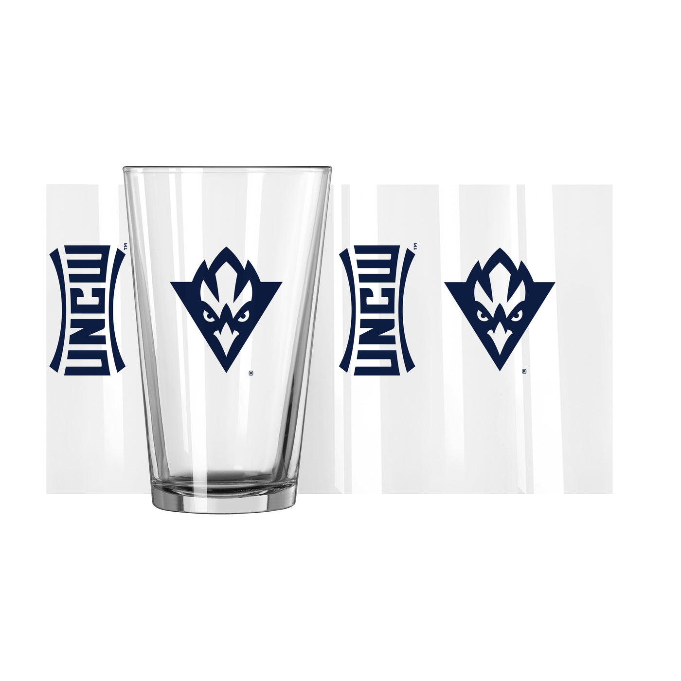 UNC Wilmington 16oz Gameday Pint Glass