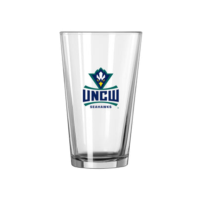 UNC Wilmington 16oz Logo Pint Glass - Logo Brands