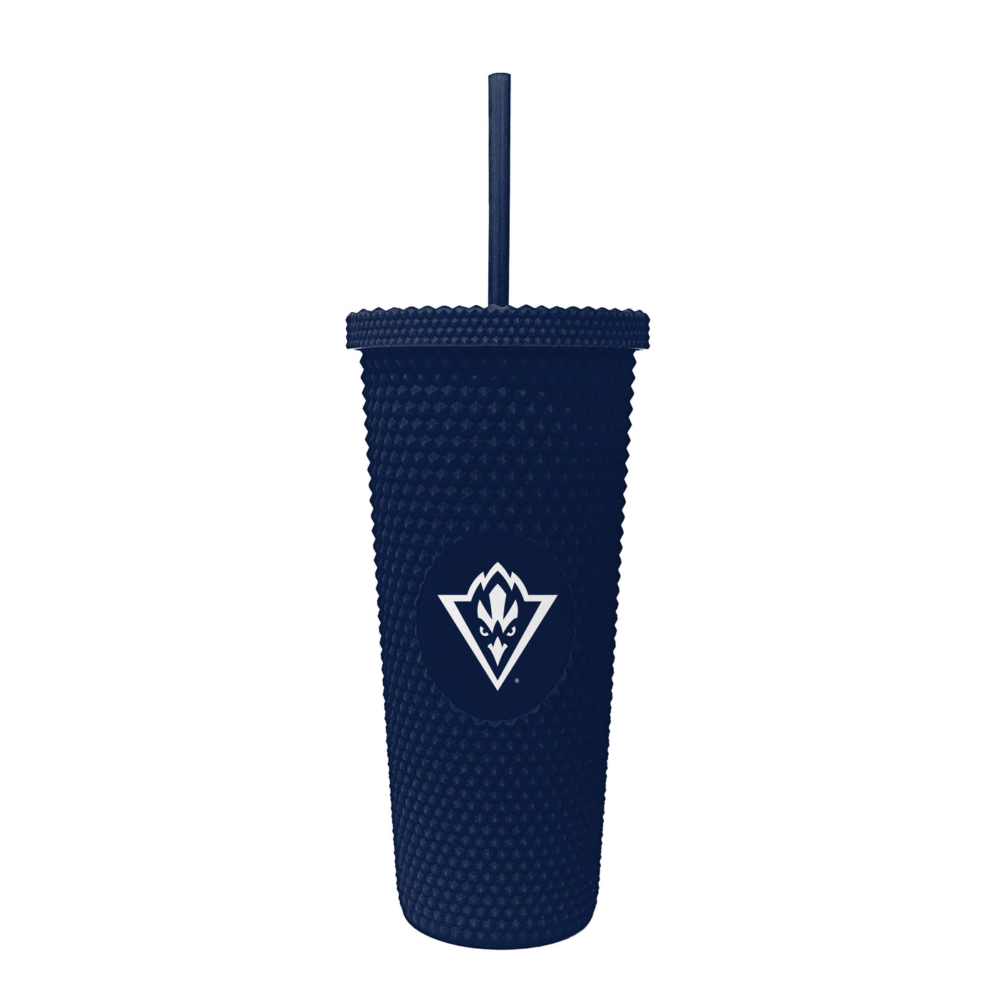 UNC Wilmington 24oz Studded Tumbler