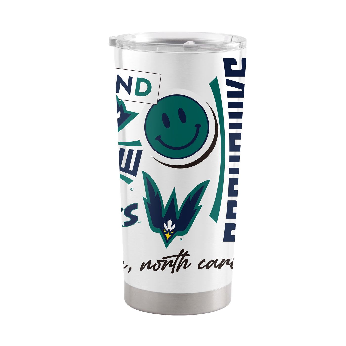UNC Wilmington 20oz Native Stainless Tumbler