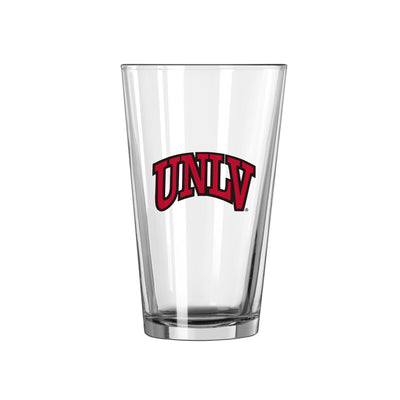 UNLV 16oz Logo Pint Glass - Logo Brands