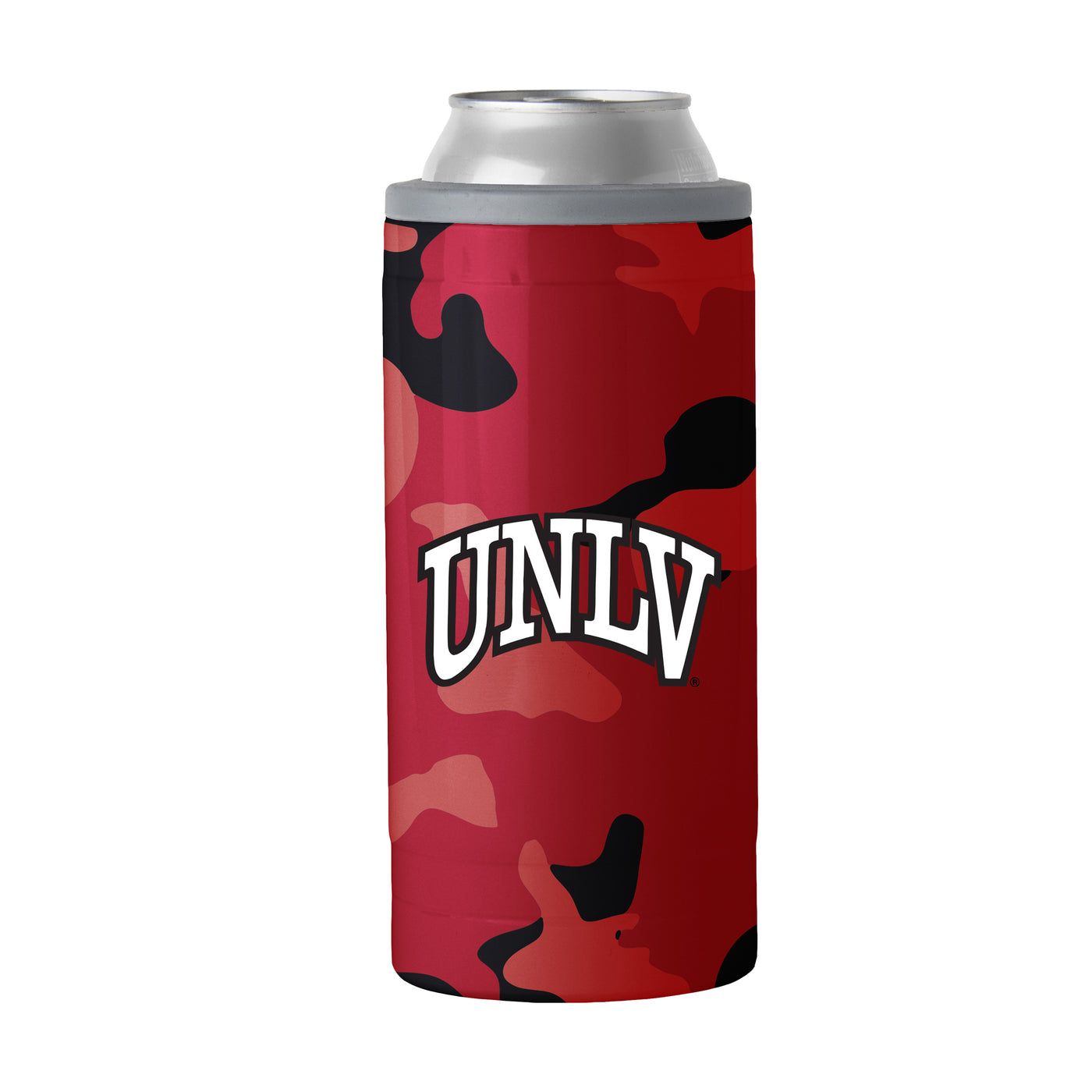 UNLV 12oz Camo Swagger Slim Can Coolie