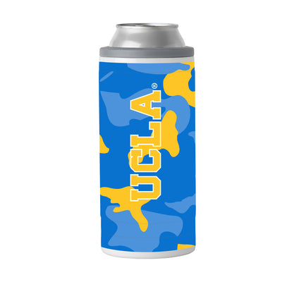 UCLA 12oz Camo Swagger Slim Can Coolie