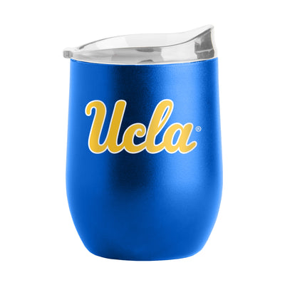 UCLA 16oz Flipside Powder Coat Curved Bev