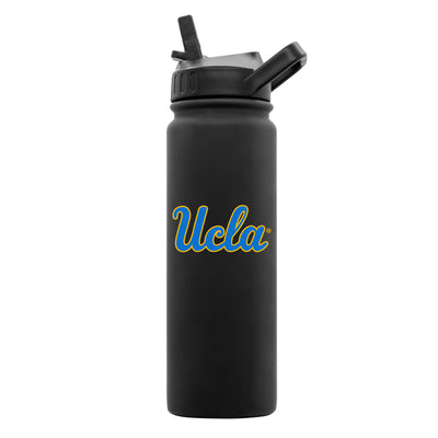 UCLA Black 24oz Soft Touch Dbl Wall Btl