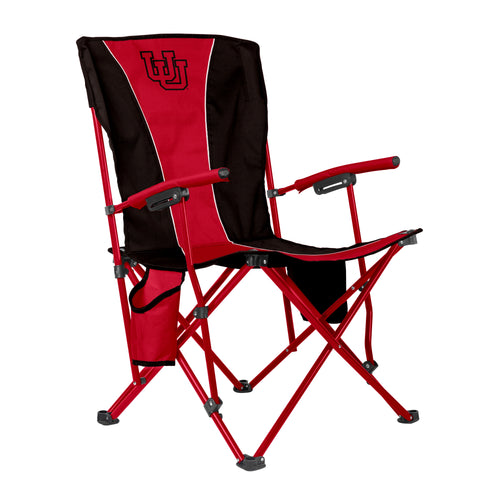 Utah Big Boy Hard Arm Chair by Logo Brands, sturdy furniture with padded arms and plush upholstery, ideal for comfortable seating.