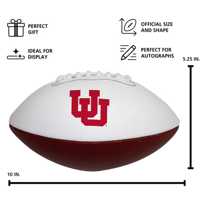 Utah Official-Size Autograph Football - Logo Brands