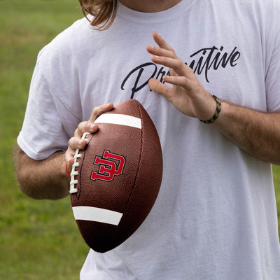 Utah Team Stripe Official-Size Composite Football