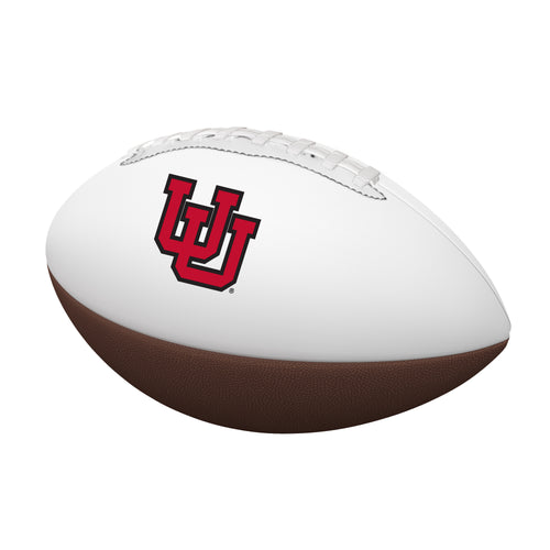 Utah Mini Autograph Football by Logo Brands, recreation football with signature space, suitable for fans and collectors.