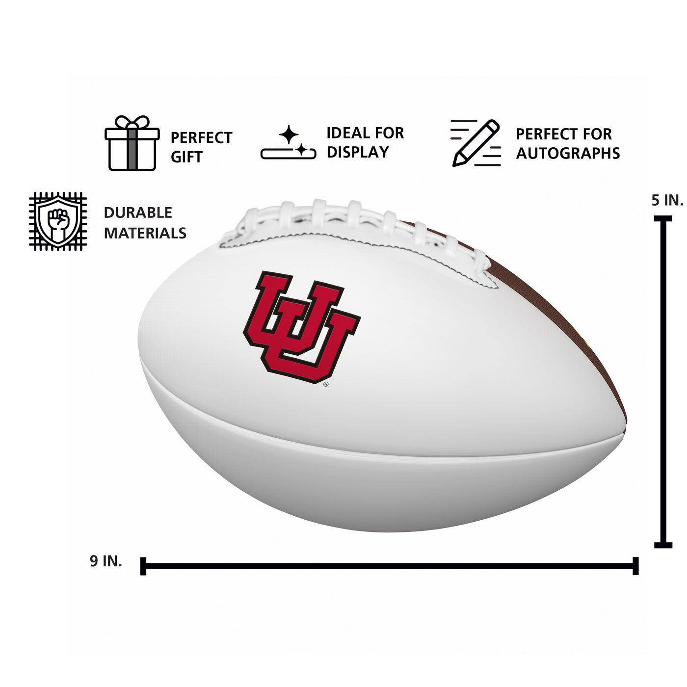 Utah Mini Autograph Football