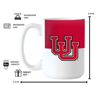Utah 15oz Colorblock Sublimated Mug
