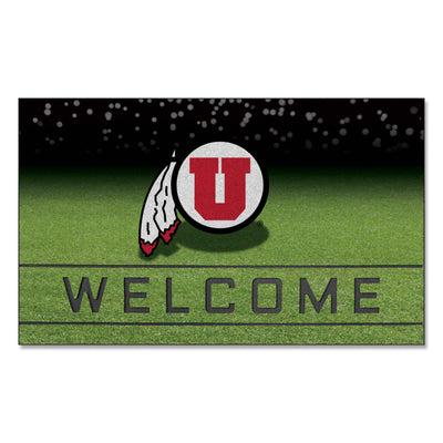 University of Utah Crumb Rubber Door Mat