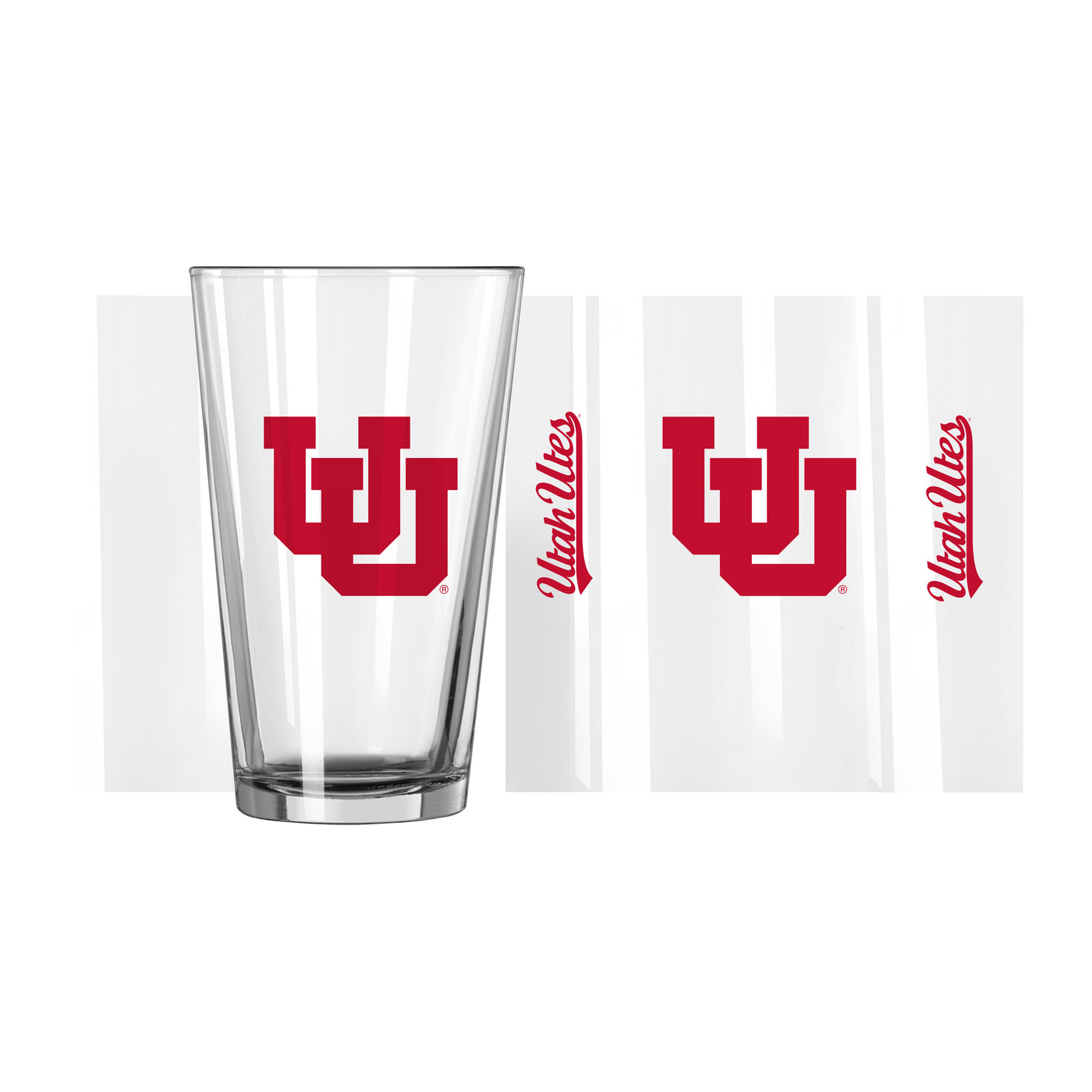 Utah 16oz Gameday Pint Glass