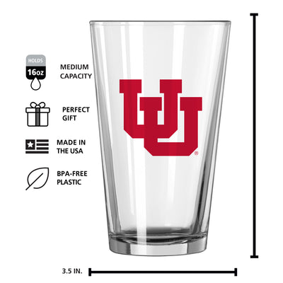 Utah 16oz Gameday Pint Glass - Logo Brands