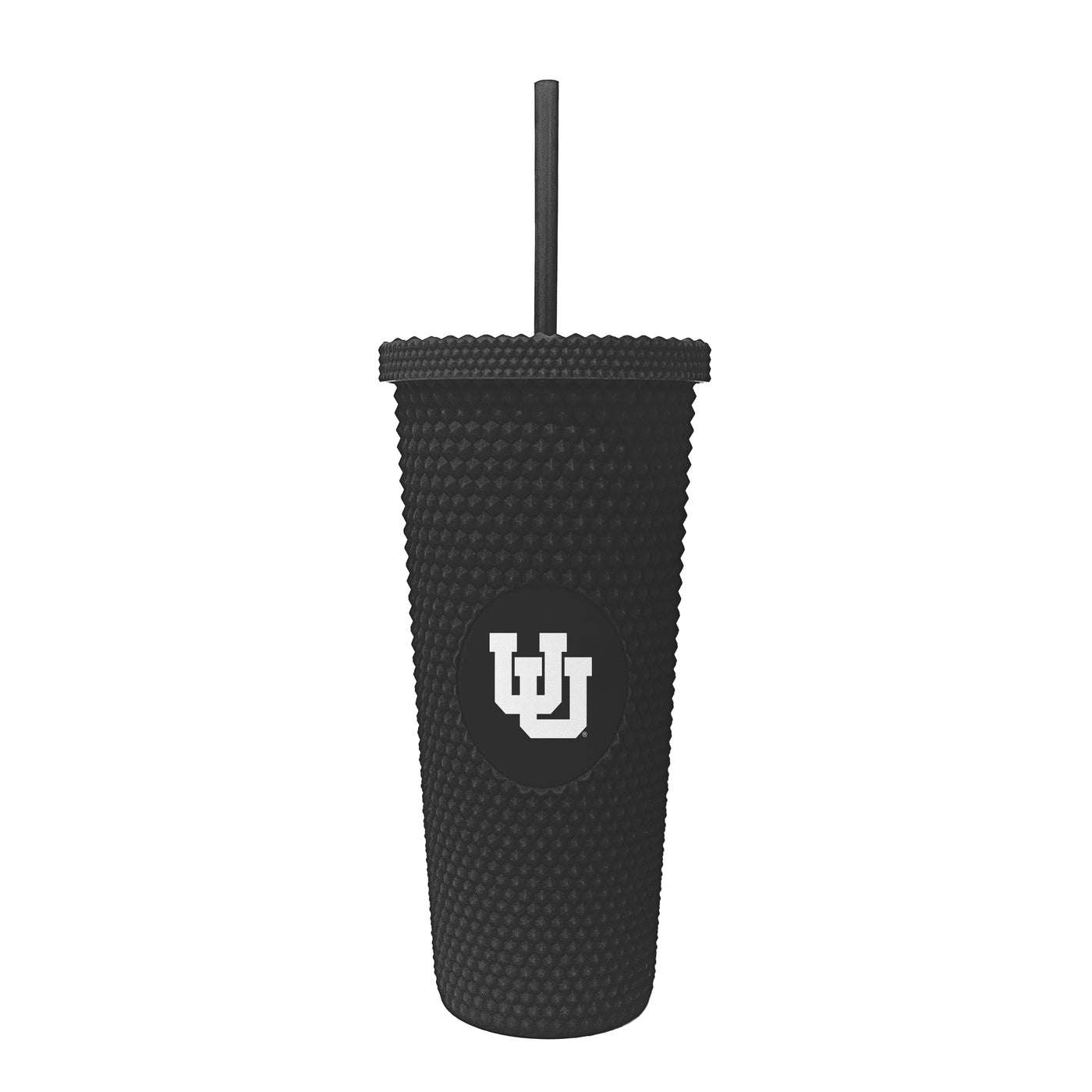 Utah Black 24oz Studded Tumbler