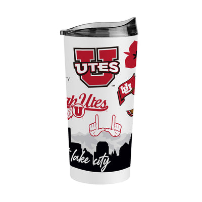 Utah 20oz Native Powder Coat Tumbler - Logo Brands