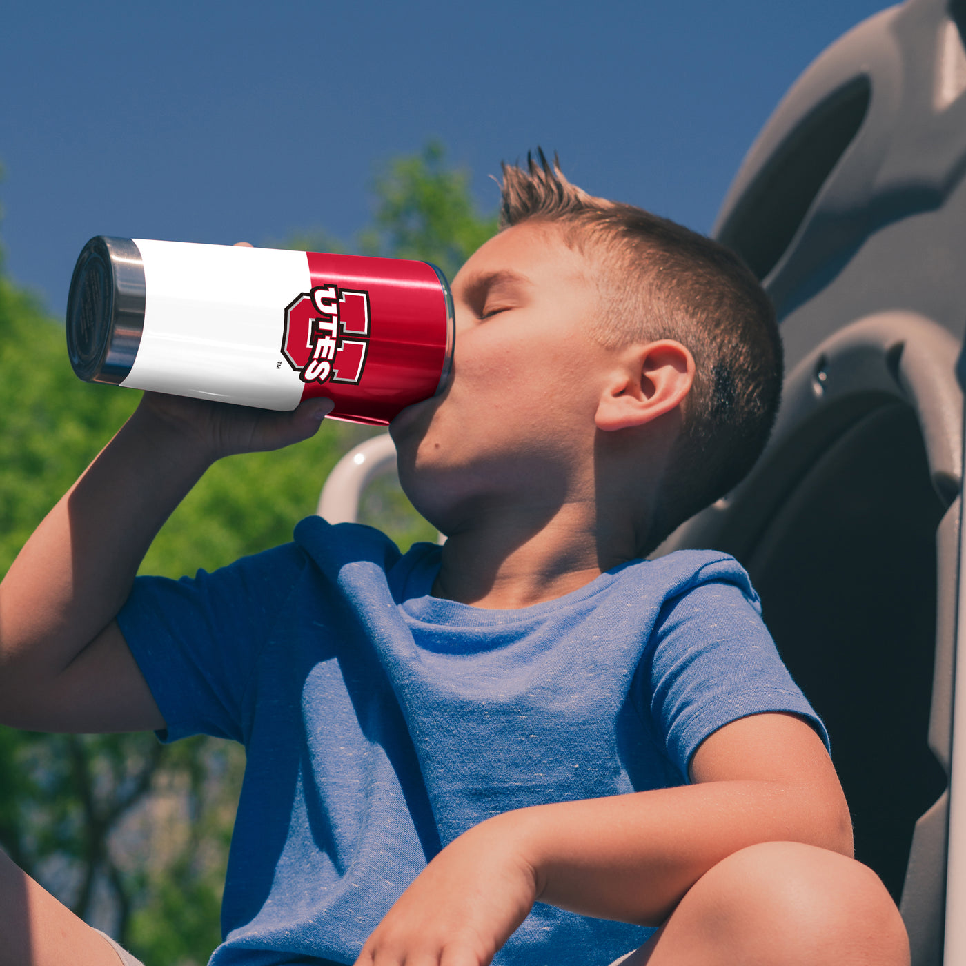 Utah Colorblock 20oz Stainless Tumbler