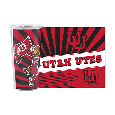 Utah 20oz Mascot Stainless Tumbler