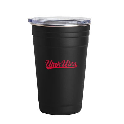 Utah Black 22oz Flipside Stainless Cup