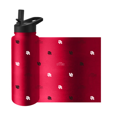 Utah 34oz Step And Repeat Quencher Bottle