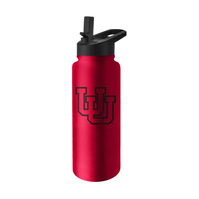 Utah 34oz Logo Quencher Bottle - Logo Brands