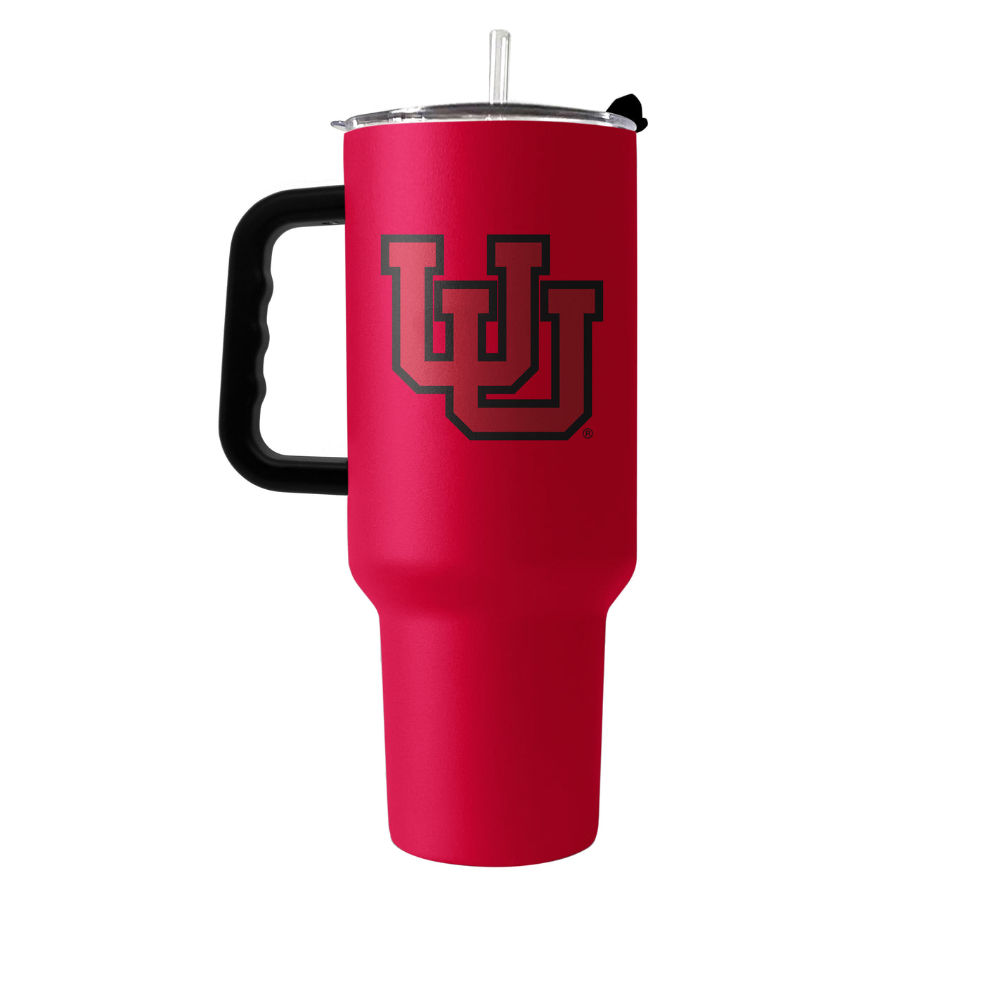 Utah Interlocking UU 40oz Flipside Powder Coat Tumbler