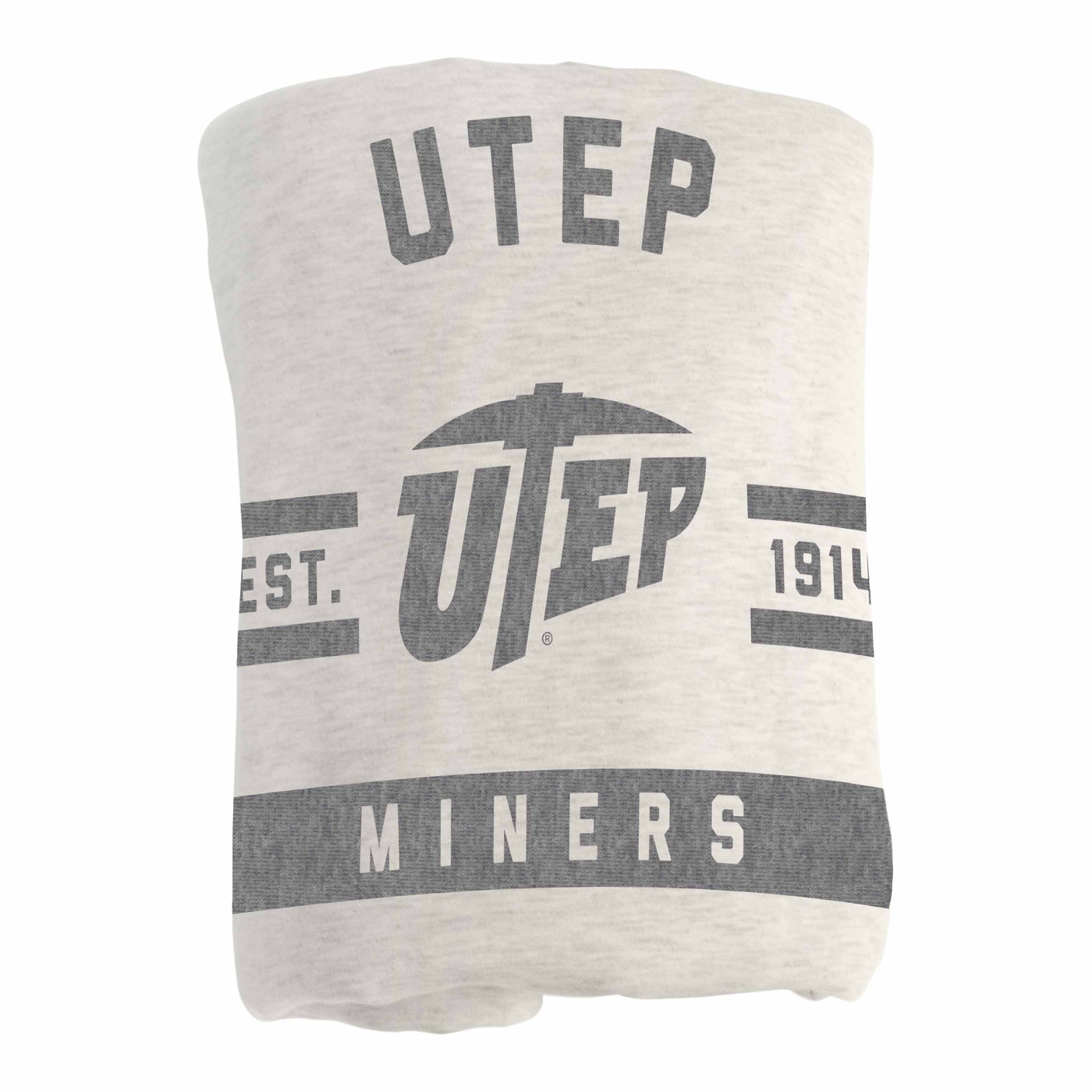 UTEP Oatmeal Sweatshirt Blanket