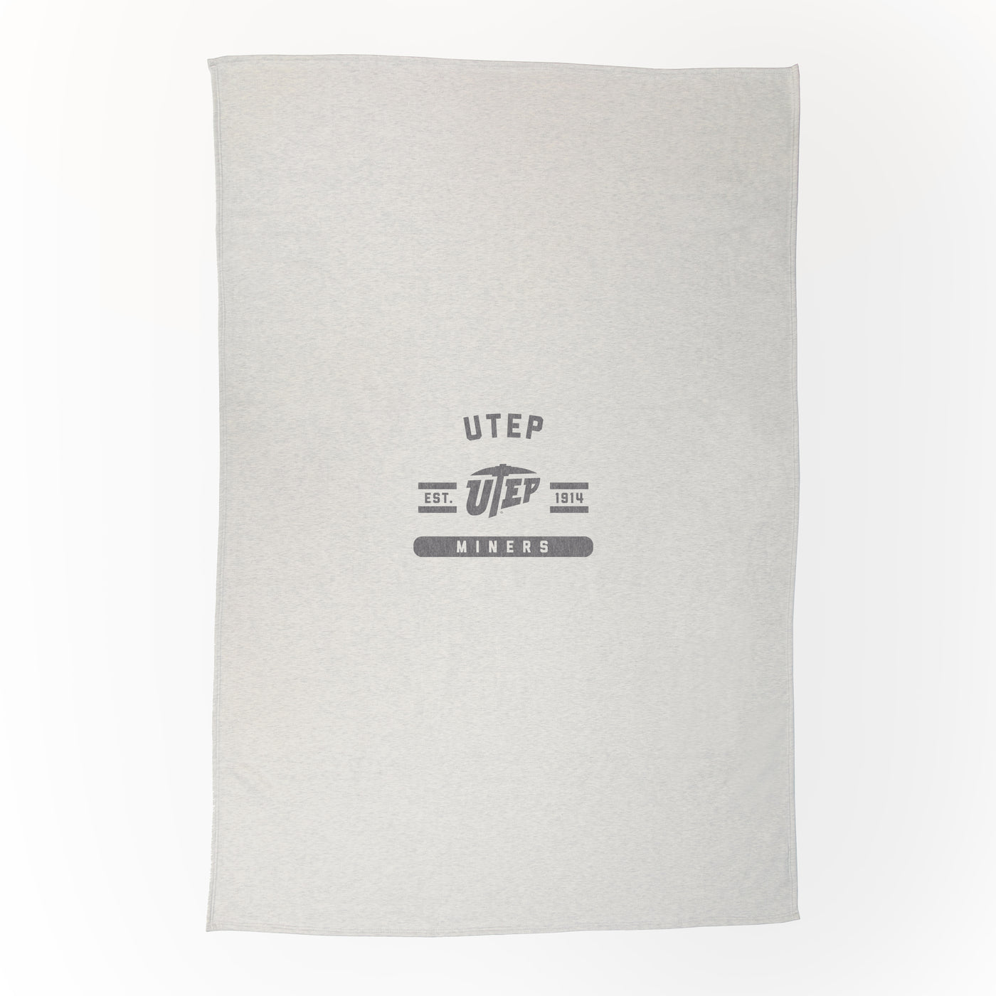 UTEP Oatmeal Sweatshirt Blanket