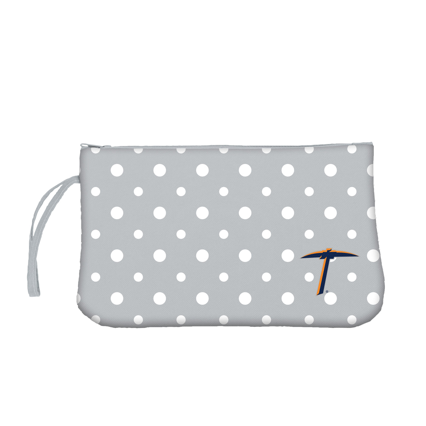 UTEP Gray Clear Wristlet