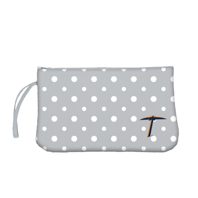UTEP Gray Clear Wristlet - Logo Brands