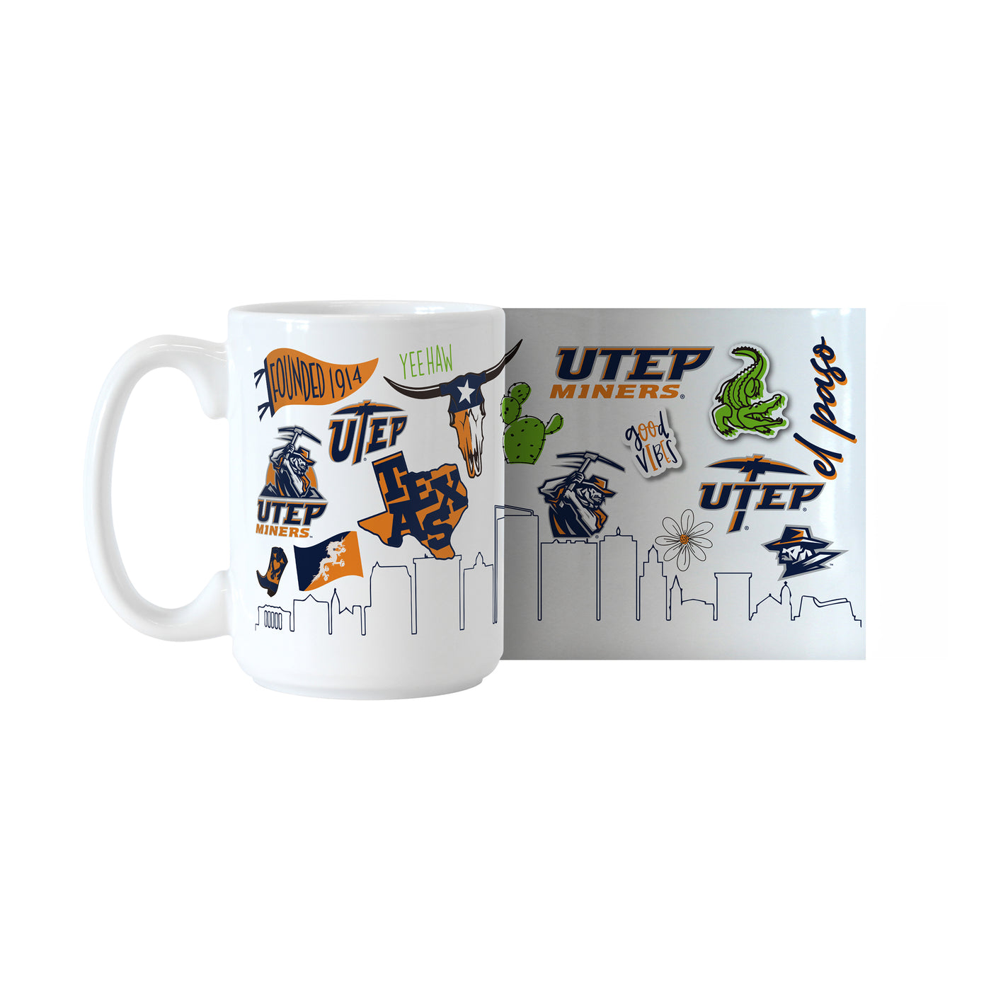 UTEP 15oz Native Sublimated Mug