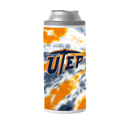 UTEP 12oz Tie Dye Slim Can Coolie