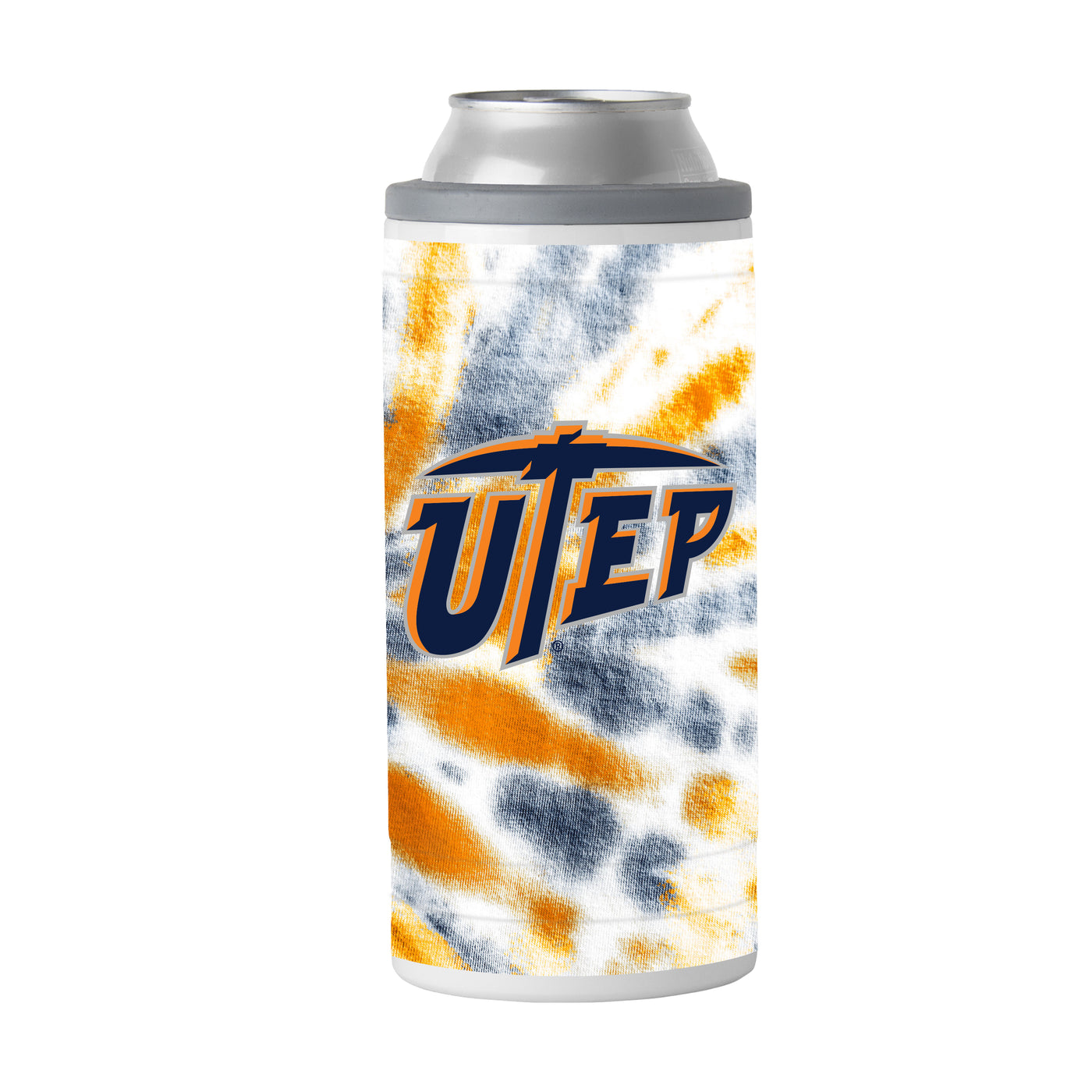 UTEP 12oz Tie Dye Slim Can Coolie