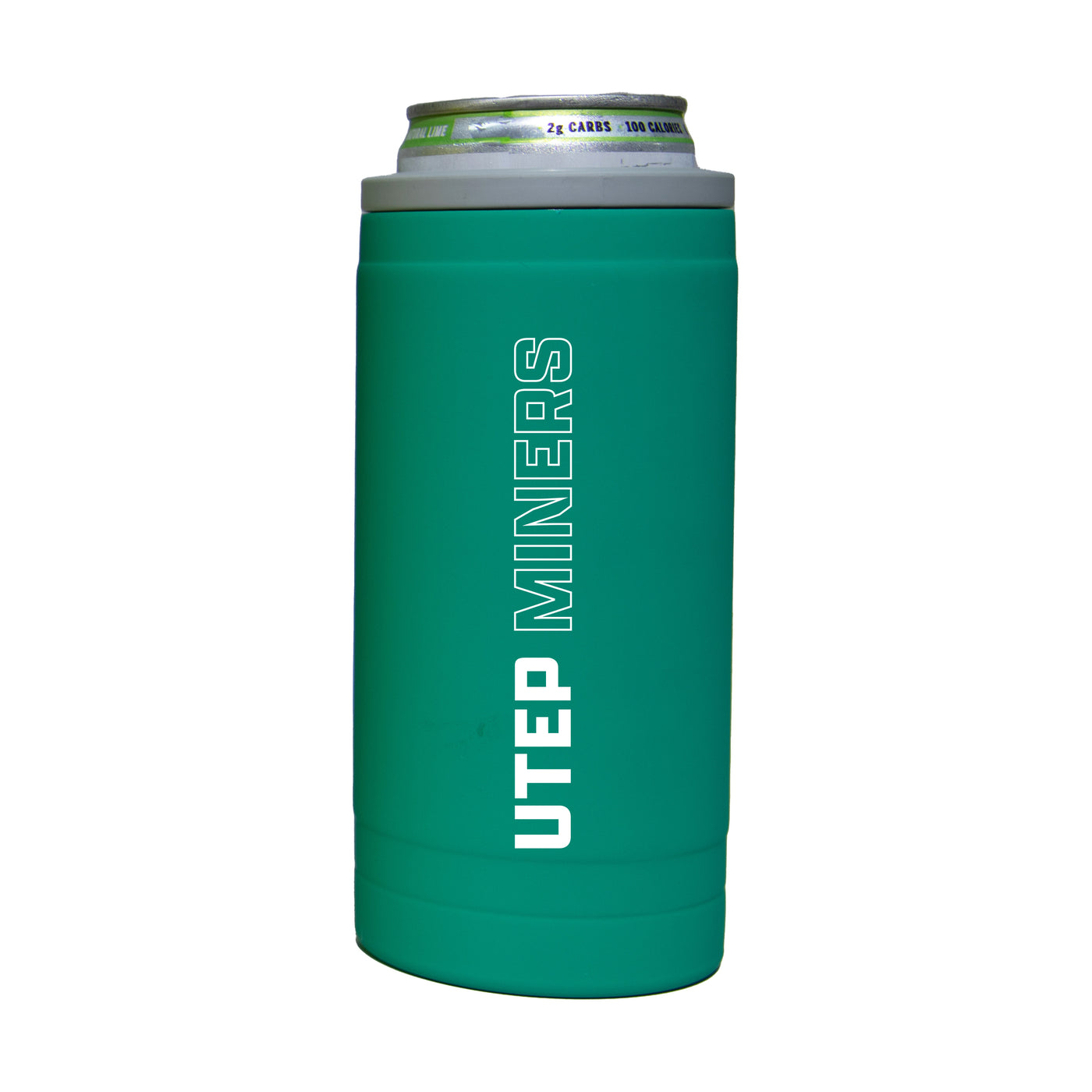 UTEP 12oz Optic Stacked Soft Touch Slim Coolie