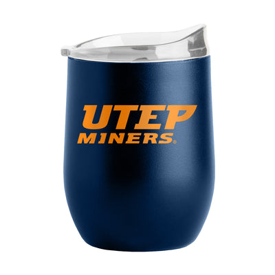 UTEP 16oz Flipside Powder Coat Curved Bev - Logo Brands