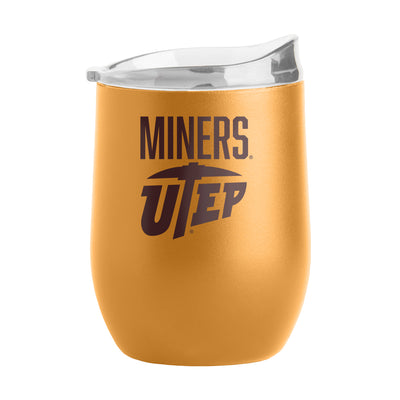 UTEP 16oz Huddle Powder Coat Curved Bev
