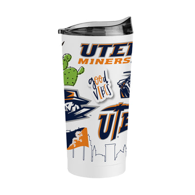 UTEP 20oz Native Powder Coat Tumbler