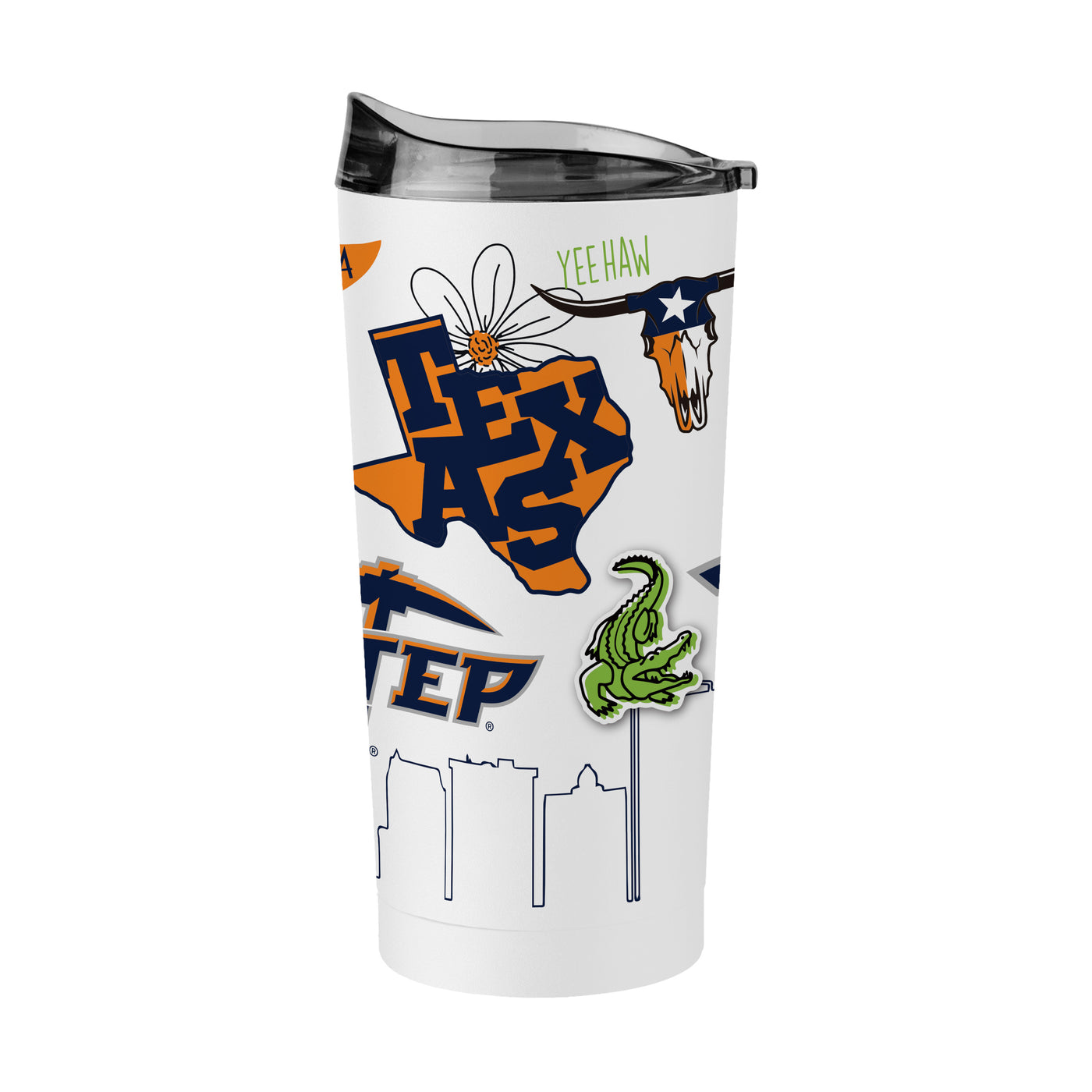 UTEP 20oz Native Powder Coat Tumbler