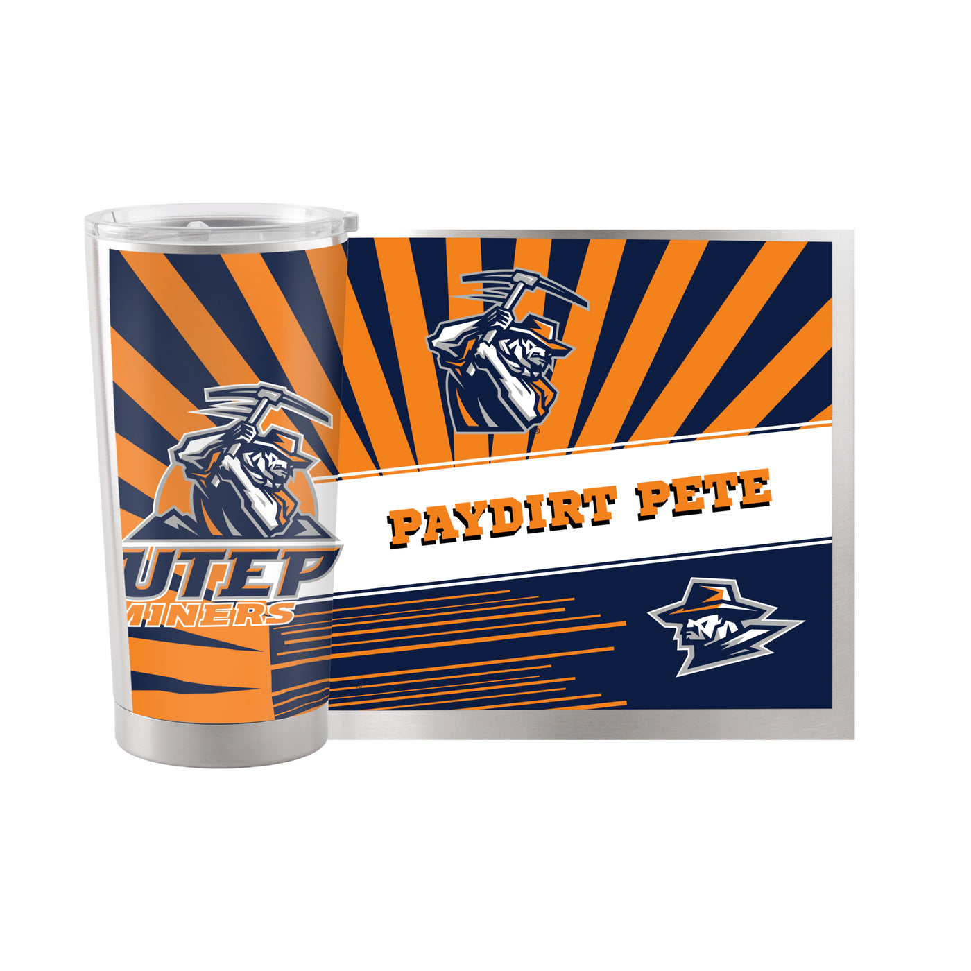 UTEP 20oz Mascot Stainless Tumbler